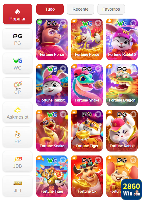 Experiência de Jogos 2860win.com